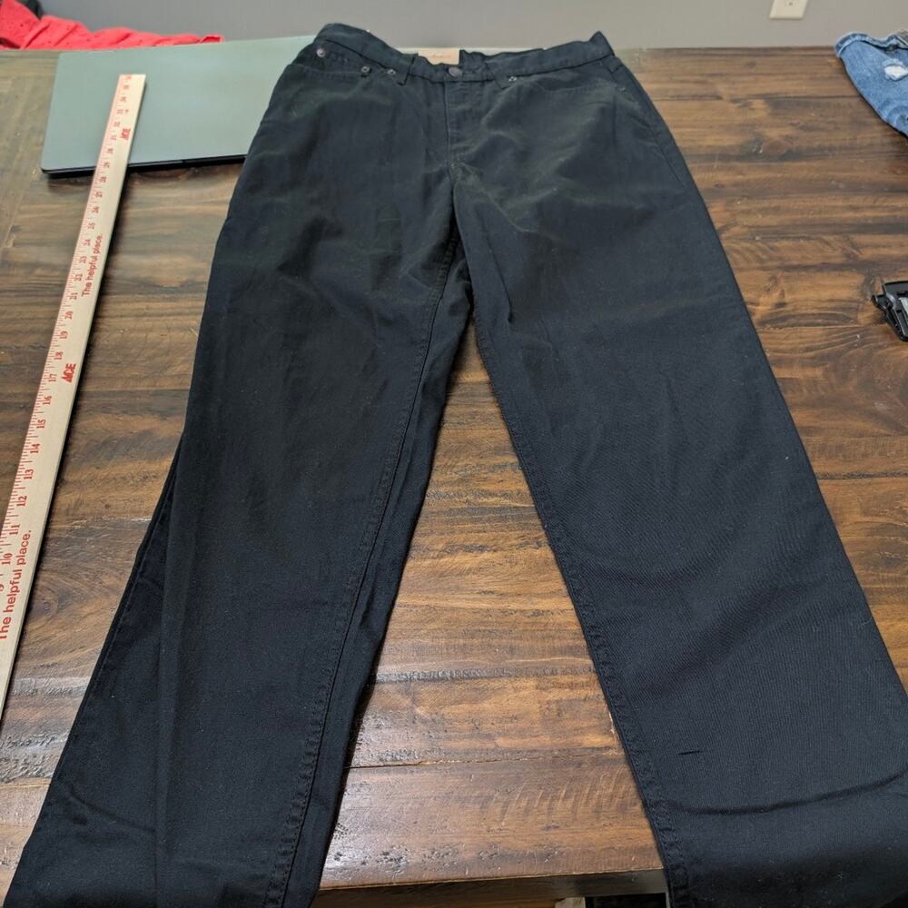 NWT Levi's High Waisted Mom Jeans Black Tapered Leg 29x30